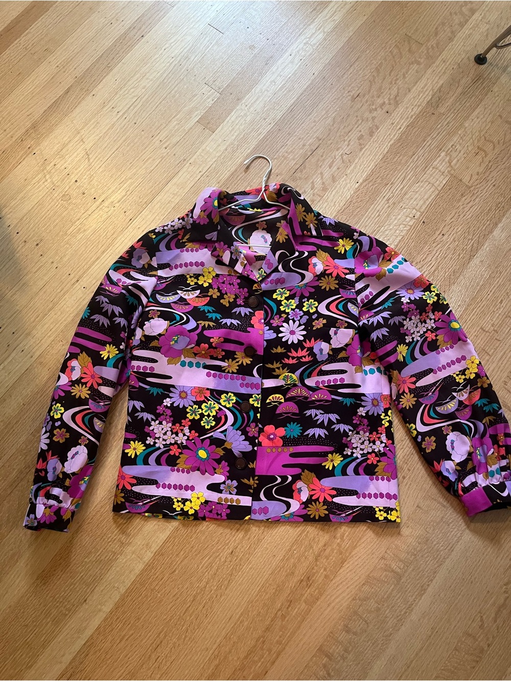 Vintage psychedelic handmade shirt